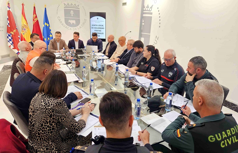 Aprobado el Plan de Seguridad y Emergencias de las fiestas patronales de Caravaca, compuesto por cerca de 400 efectivos