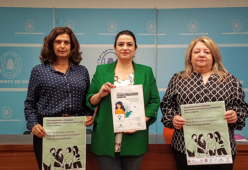 Cehegín presenta un programa de talleres para impulsar la empleabilidad de mujeres con discapacidad
