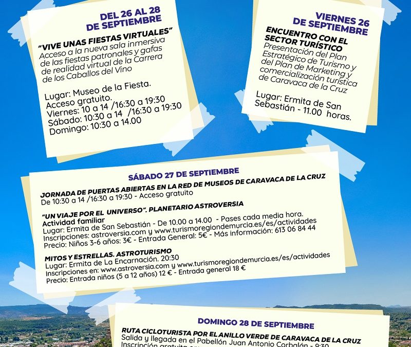 Caravaca celebra el Día del Turismo con propuestas innovadoras y abiertas a la ciudadanía