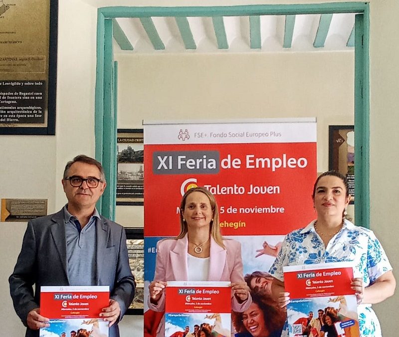 La Cámara de Murcia celebrará en Cehegín la XI Feria de Empleo Talento Joven