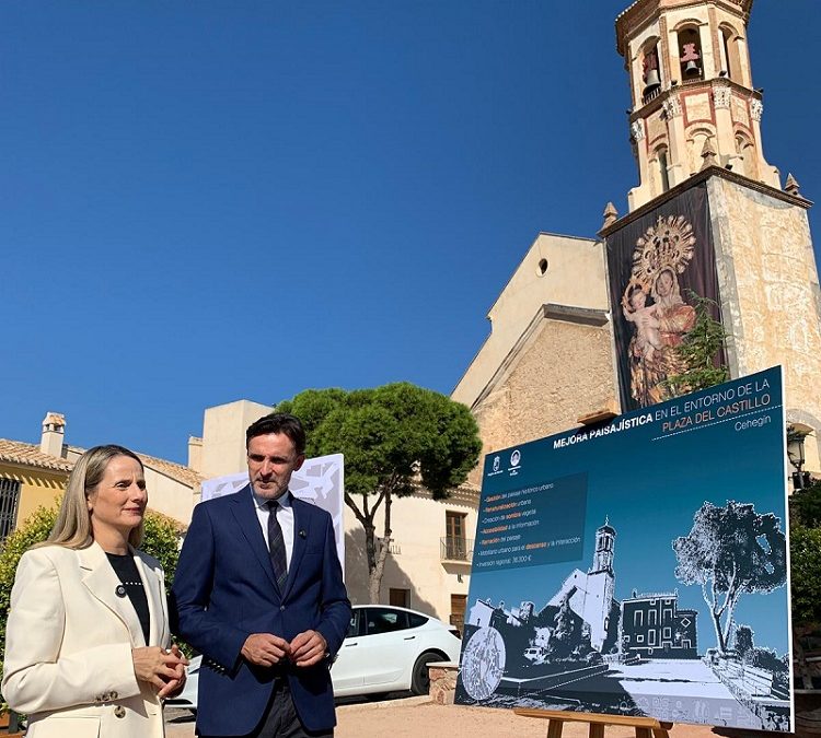 El Gobierno regional impulsa la revitalización del centro histórico de Cehegín con un proyecto paisajístico en la Plaza del Castillo