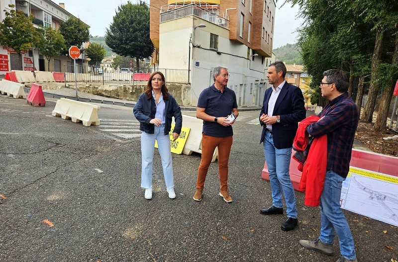 El Ayuntamiento de Caravaca inicia las obras para mejorar el tráfico y la seguridad vial en la carretera de Moratalla