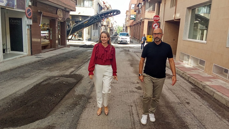 Finalizan las obras de asfaltado en la Avenida de la Libertad y la Calle Carmen Conde de Cehegin