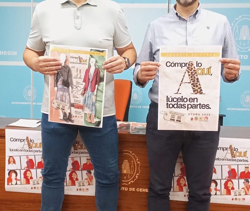 Campaña “Cómpralo aquí y lúcelo en todas partes” del comercio de Cehegin