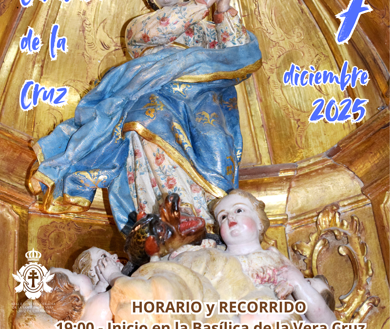 La Cofradía de la Vera Cruz, las parroquias de El Salvador y La Concepción y la comunidad de los padres carmelitas descalzos preparan la Vigilia de la Inmaculada