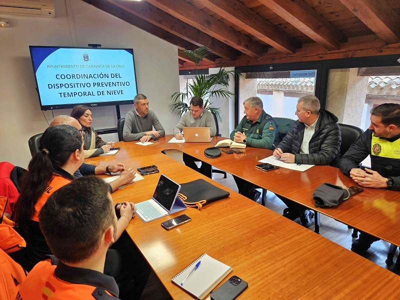 El Ayuntamiento de Caravaca activa el Plan Municipal de Emergencias ante la previsión de nevadas en zonas altas del municipio