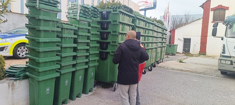 Cehegín refuerza su servicio de recogida de residuos con nuevos contenedores