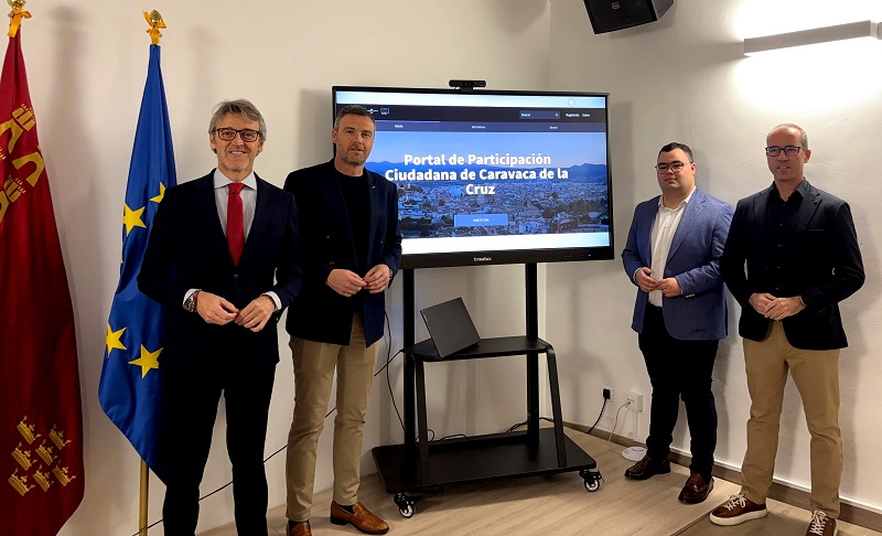 La Comunidad y el Ayuntamiento de Caravaca de la Cruz colaboran para crear un portal digital que dé voz a más de 26.000 habitantes de la localidad