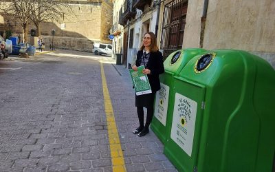 Un nuevo proyecto facilita el reciclaje de vidrio a los residentes del casco histórico de Caravaca