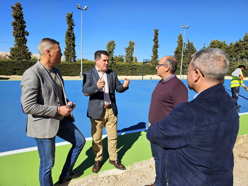 El Ayuntamiento invierte 50.000 euros en la mejora de pistas deportivas en Archivel, Navares y Los Prados