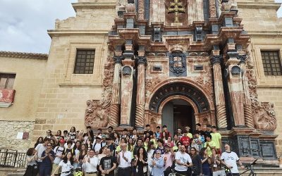 65 alumnos del IES José Planes finalizan su Ruta Jubilar Cicloturista a Caravaca de la Cruz
