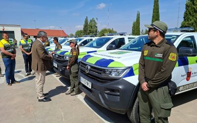 El Gobierno regional refuerza los medios de los agentes medioambientales con la incorporación de 27 nuevos vehículos